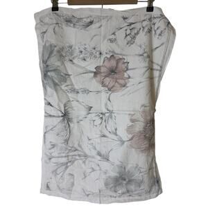 HOME DECORATORS Sidney Clotilde Floral Linen Blend STANDARD Pillow Sham Set of 2